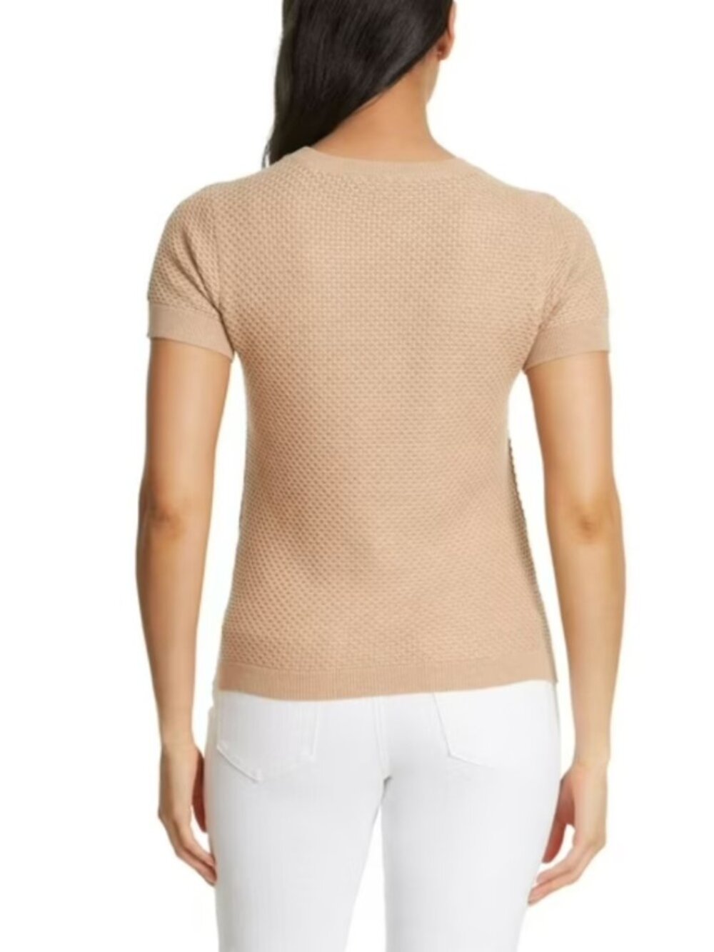 Nine West Women's Soft Spring Sweater Short Sleeve Pullover - Picture 2 of 8